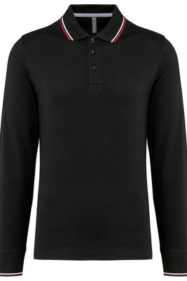 Kariban K280 - Men’s long-sleeved piqué knit polo shirt