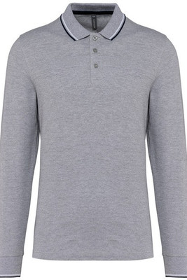 Kariban K280 - Men’s long-sleeved piqué knit polo shirt