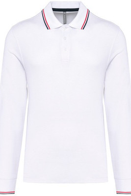 Kariban K280 - Heren polo van piquétricot met lange mouwen