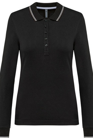 Kariban K281 - Women’s long-sleeved piqué knit polo shirt
