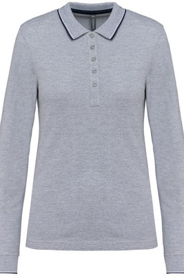 Kariban K281 - Dames polo van piquétricot met lange mouwen