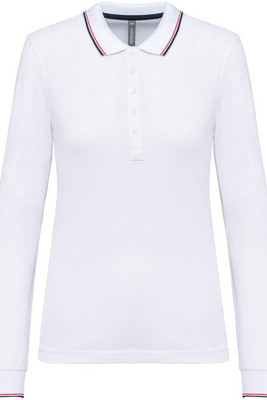 Kariban K281 - Dames polo van piquétricot met lange mouwen