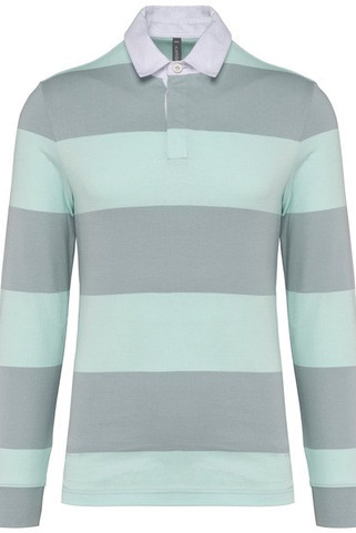 Kariban K285 - Polo rayé manches longues unisexe