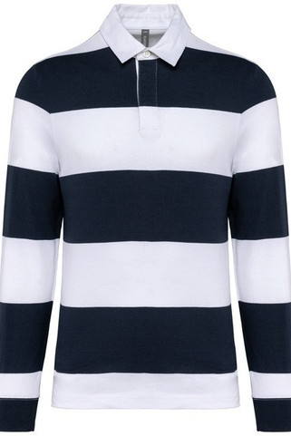 Kariban K285 - Polo rayé manches longues unisexe