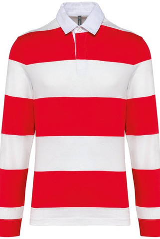 Kariban K285 - Polo rayé manches longues unisexe