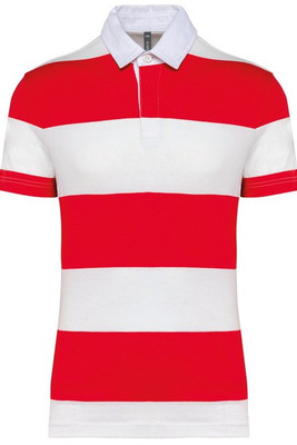 Kariban K286 - Gestreepte uniseks polo korte mouwen