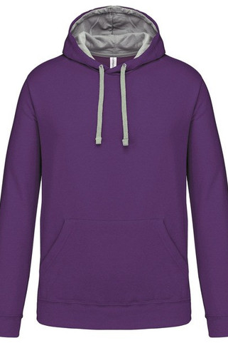 Kariban K446 - BICOLOR KAPUZEN SWEATSHIRT