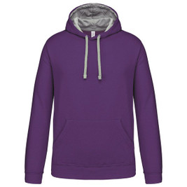 Kariban K446 - BICOLOR KAPUZEN SWEATSHIRT