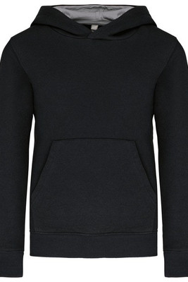 Kariban K453 - KIDS' CONTRAST HOODED SWEATSHIRT