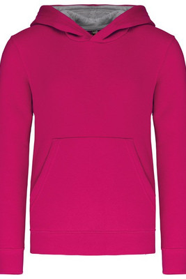 Kariban K453 - KIDS' CONTRAST HOODED SWEATSHIRT