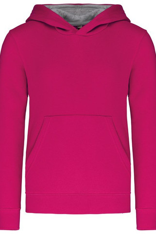 Kariban K453 - KIDS CONTRAST HOODED SWEATSHIRT