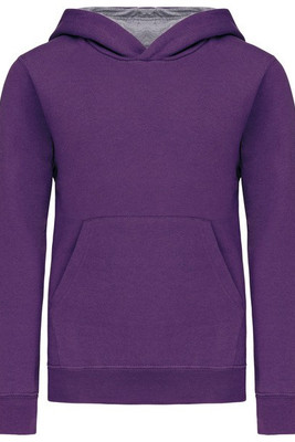 Kariban K453 - KIDS' CONTRAST HOODED SWEATSHIRT
