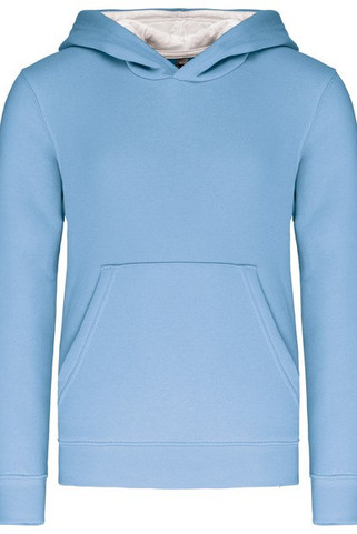 Kariban K453 - KINDER HOODED SWEATER MET GECONTRASTEERDE CAPUCHON