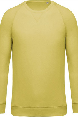 Kariban K480 - Men's organic round neck sweatshirt with raglan sleeves