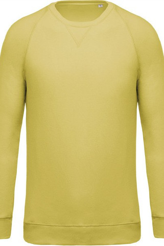 Kariban K480 - Mens organic round neck sweatshirt with raglan sleeves