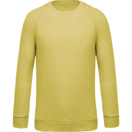 Kariban K480 - Men's organic round neck sweatshirt with raglan sleeves