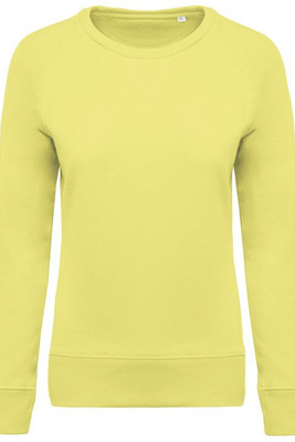 Kariban K481 - Women's organic round neck sweatshirt with raglan sleeves