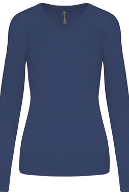 Kariban K966 - LADIES V-NECK JUMPER