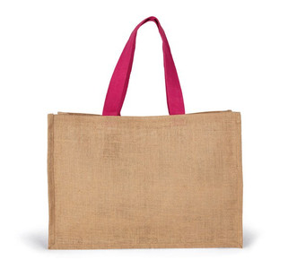 Kimood KI0743 - Grand Sac Shopping en Jute Rigide Écologique