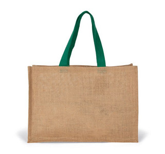 Kimood KI0743 - Grand Sac Shopping en Jute Rigide Écologique