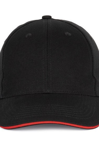 K-up KP196 - 6-panel cap with sandwich peak