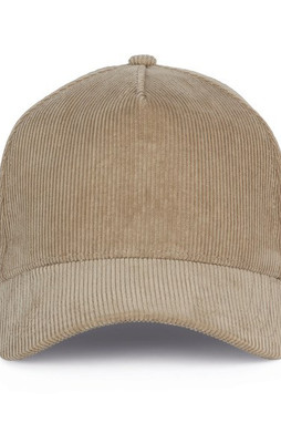 K-up KP212 - Adjustable Corduroy Velvet 5-Panel Cap