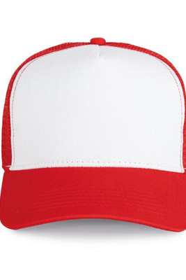 K-up KP225 - Classic Cotton-Polyester Trucker Cap with Snapback