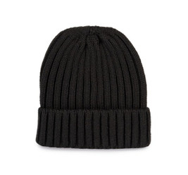 K-up KP953 - Double ribbed beanie with turn-up