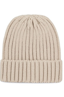K-up KP953 - Double ribbed beanie with turn-up