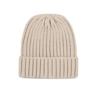 K-up KP953 - Double ribbed beanie with turn-up