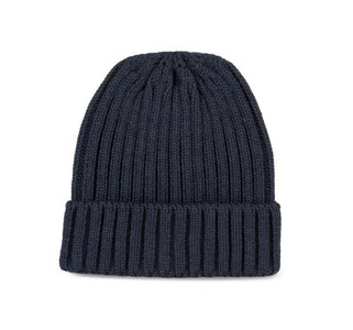 K-up KP953 - Double ribbed beanie with turn-up