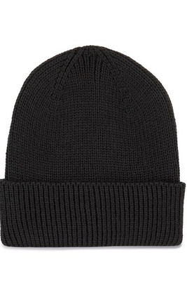 K-up KP950 - Ribbed beanie with turn-up