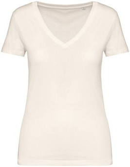Native Spirit NS334 - T-shirt met V-hals voor dames - 155 g