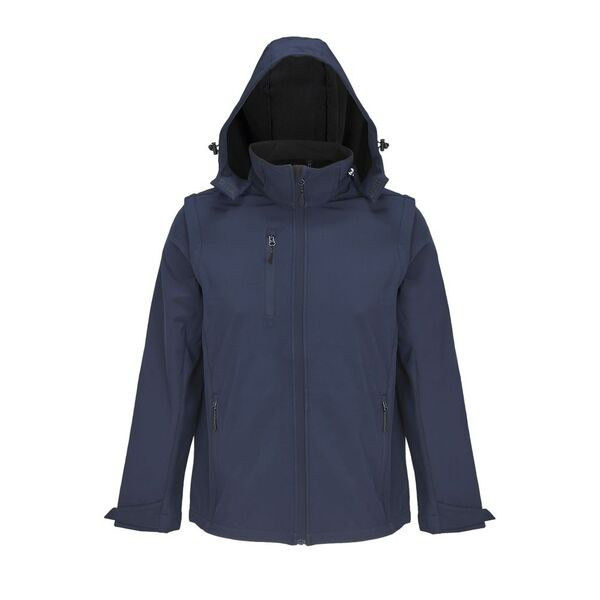 Sol's 03995 - FALCON 3IN1 Softshell-takki irrotettavalla hupulla ja hihoilla