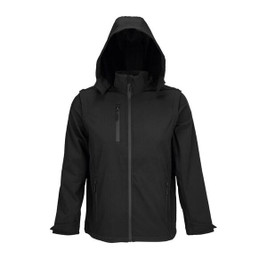 SOL'S 03995 - FALCON 3IN1 Softshell Jacket With Removable Hood And Sleeves