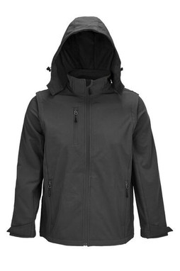 SOLS 03995 - FALCON 3IN1 Softshell Com Capuz E Mangas Amovíveis