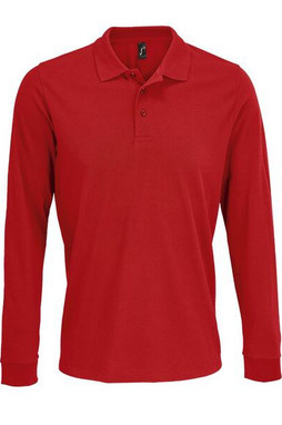 SOLS 03983 - Prime Lsl Unisex Long Sleeve Polycotton Polo Shirt