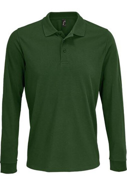 SOLS 03983 - Unisex Polycotton Langarm Polo mit Knopfleiste