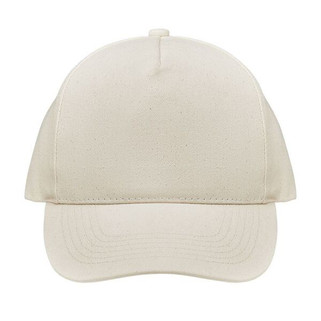 SOLS 04092 - Ekologisk Borstad 5-Panel Keps med Justerbar Rem