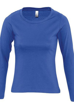 SOLS 11425 - MAJESTIC Tee Shirt Femme Col Rond Manches Longues