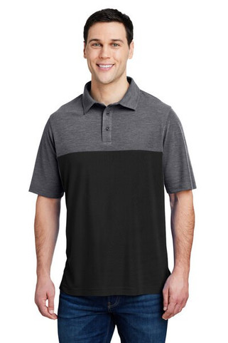 Core365 CE112C - Mens Fusion ChromaSoft Colorblock Polo