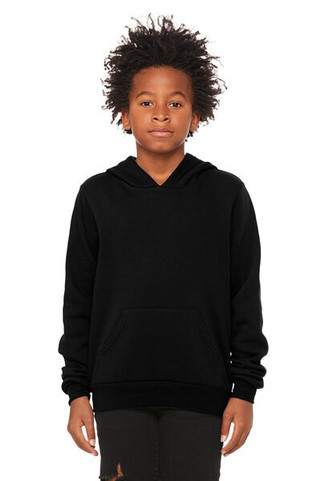 Bella+Canvas 3719Y - Youth Sponge Fleece Pullover Hooded Sweatshirt