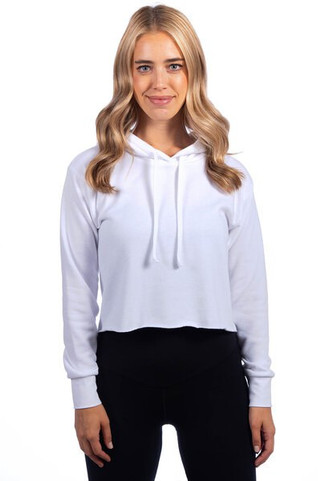 Next Level 9384 - Ladies Cropped Pullover Hooded Sweatshirt