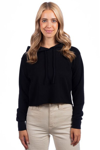 Next Level 9384 - Ladies Cropped Pullover Hooded Sweatshirt