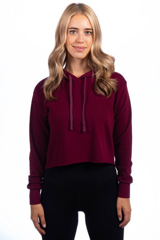 Next Level 9384 - Ladies Cropped Pullover Hooded Sweatshirt