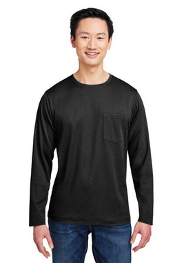 Harriton M118L - Unisex Charge Snag and Soil Protect Long-Sleeve T-Shirt