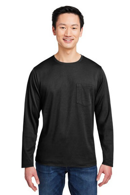 Harriton M118L - Unisex Charge Snag and Soil Protect Long-Sleeve T-Shirt