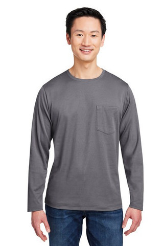 Harriton M118L - Unisex Charge Snag and Soil Protect Long-Sleeve T-Shirt