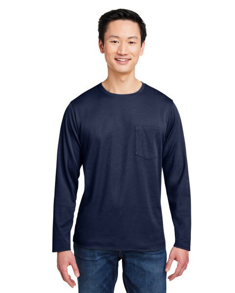 Harriton M118L - Unisex Charge Snag and Soil Protect Long-Sleeve T-Shirt