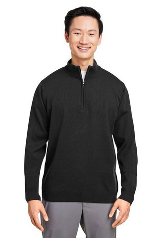 Harriton M421 - Unisex Pilbloc Quarter-Zip Sweater